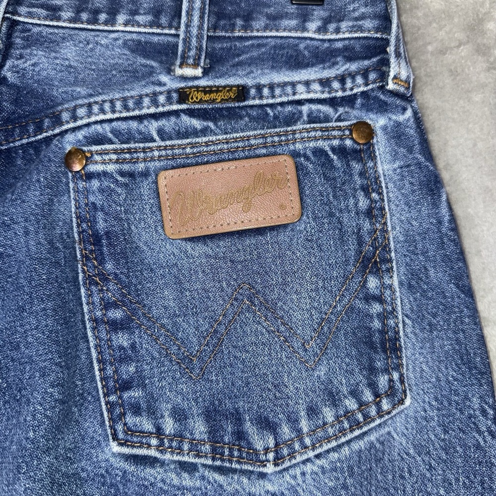 Vintage Wrangler Cowboy Cut Jeans Mens 31x36 (Tag 33x38) 13MWZ Made In USA Rodeo - Picture 11 of 12
